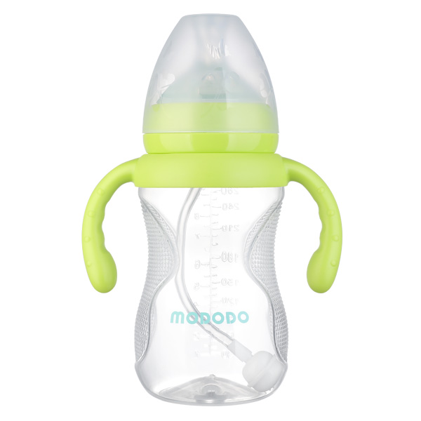 萌嘟嘟PP寬口時尚有柄自動奶瓶綠色260ML-.jpg 萌嘟嘟PP寬口時尚有柄自動奶瓶綠色260ML-.jpg