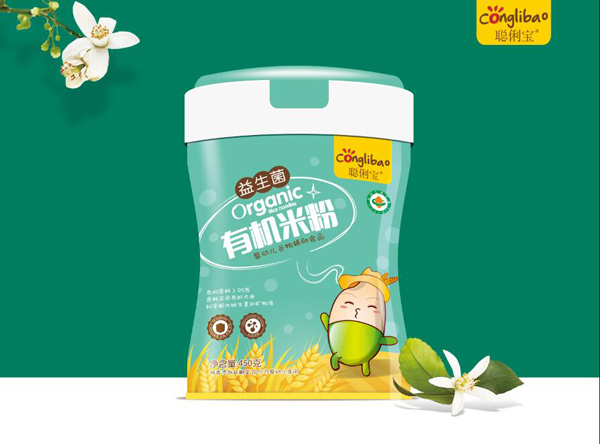 聰俐寶益生菌有機米粉 聽裝