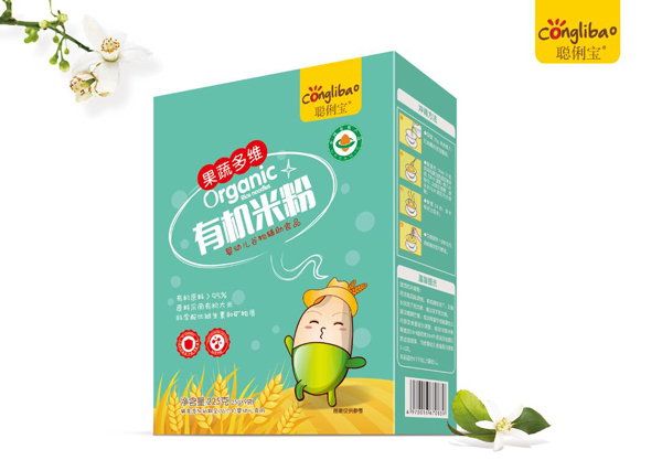 聰俐寶果蔬多維有機米粉 盒裝