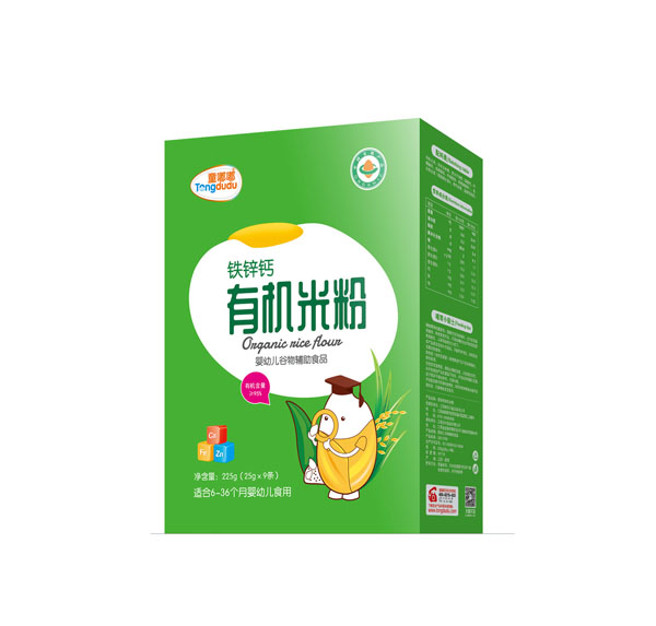 童嘟嘟鐵鋅鈣有機米粉 盒裝