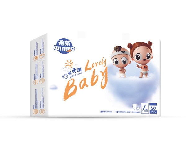 微萌萌萌腰嬰兒云柔薄爽成長褲L40