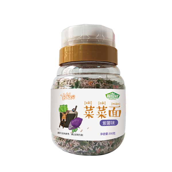 超級冠菜菜面紫薯味(漏斗罐)