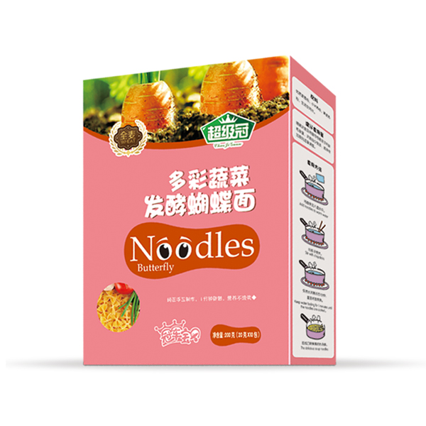 超級冠多彩蔬菜發酵蝴蝶面(盒)