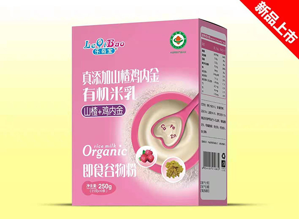 樂奇寶真添加山楂雞內金有機米乳盒裝 山楂+雞內金