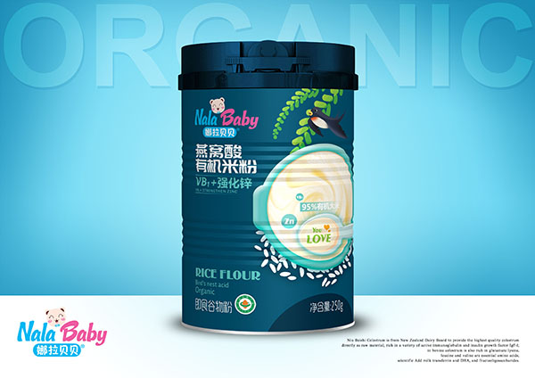 娜拉貝貝燕窩酸有機米粉 VB1+強化鋅