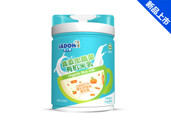 嘉多慧真添加蔬菜有機米乳-南瓜胡蘿卜