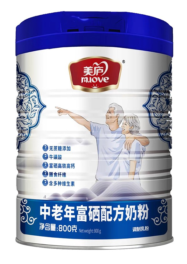 美廬中老年富硒配方奶粉