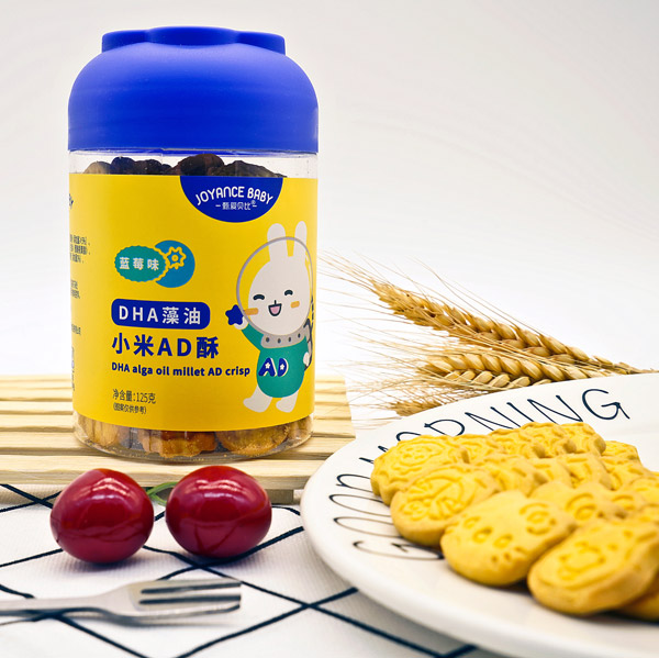 甄愛貝比DHA藻油小米AD酥-藍莓味