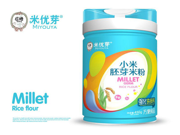 米優芽小米胚芽米粉-強化鐵鋅鈣聽裝