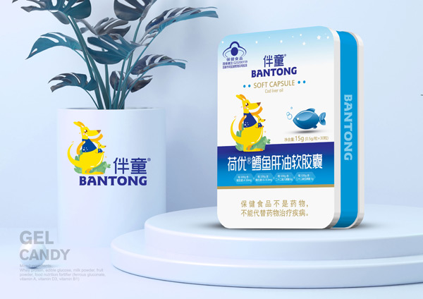 伴童荷優鱈魚肝油軟膠囊