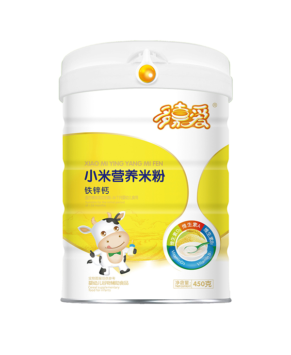 多嘉愛小米營養米粉聽裝 鐵鋅鈣