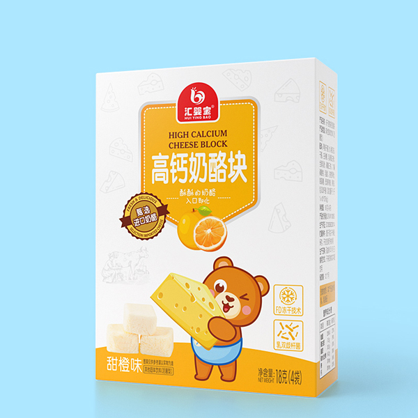 匯嬰寶高鈣奶酪塊-甜橙味