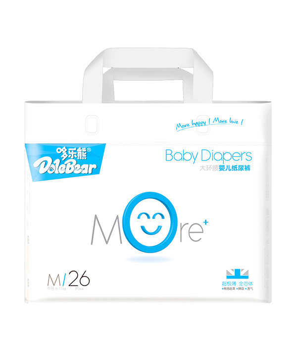 哆樂熊More系列大環腰嬰兒紙尿褲M26