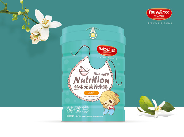 寶貝當家AD鈣益生元營養米粉 聽裝