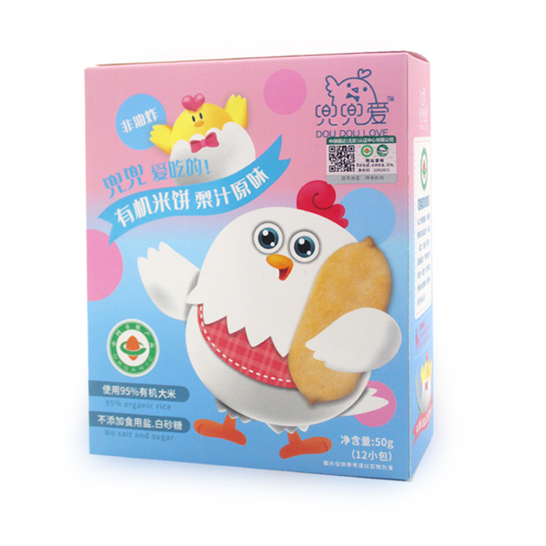 兜兜愛有機米餅 梨汁原味