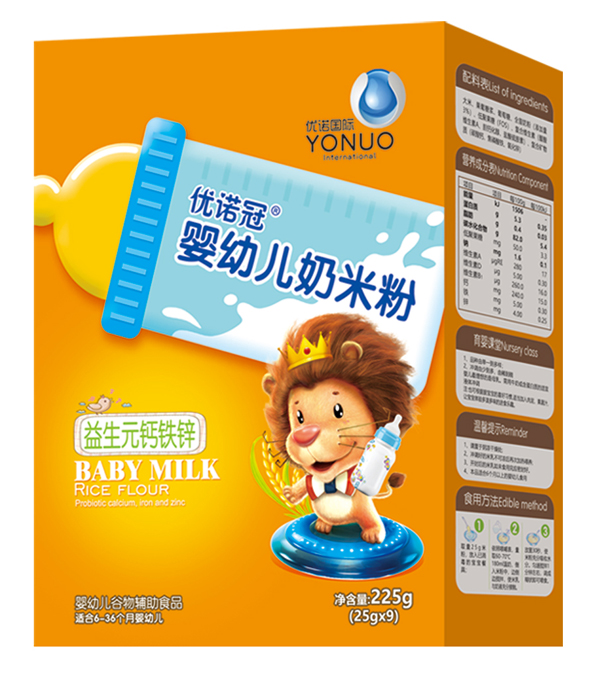 優諾冠嬰幼兒奶米粉 益生元鈣鐵鋅 盒裝.jpg