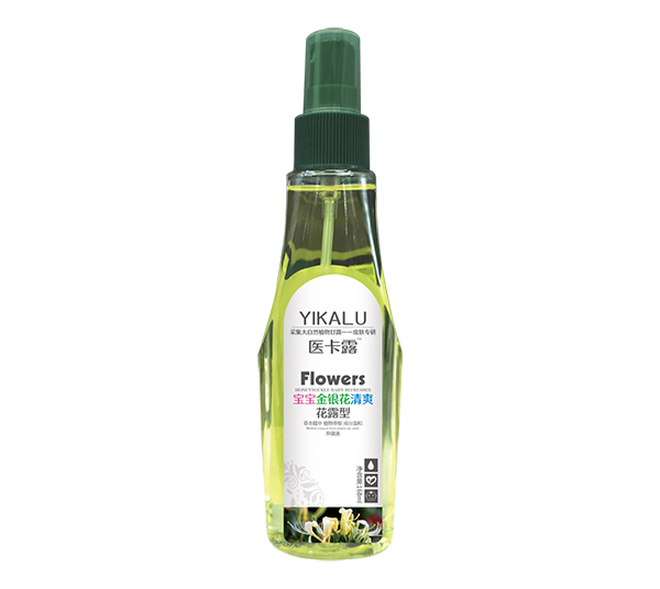 醫卡露寶寶金銀花清爽花露型抑菌液1