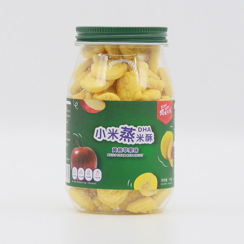 柯妮貝貝小米蒸米酥-黃桃蘋果味