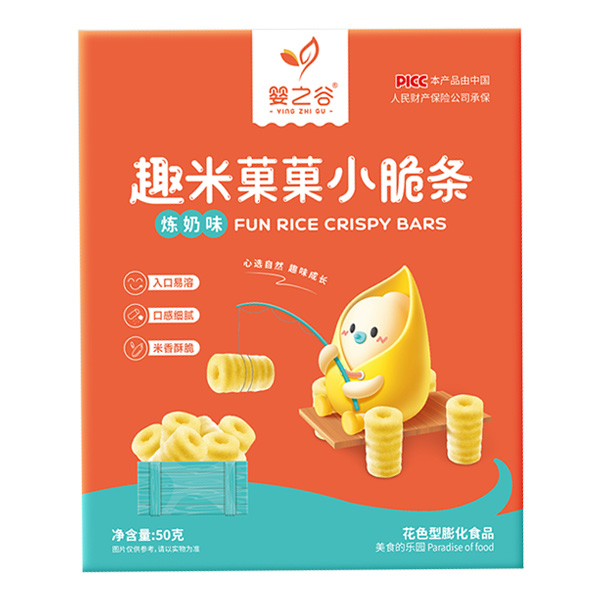 嬰之谷趣米菓菓小脆條-煉奶味