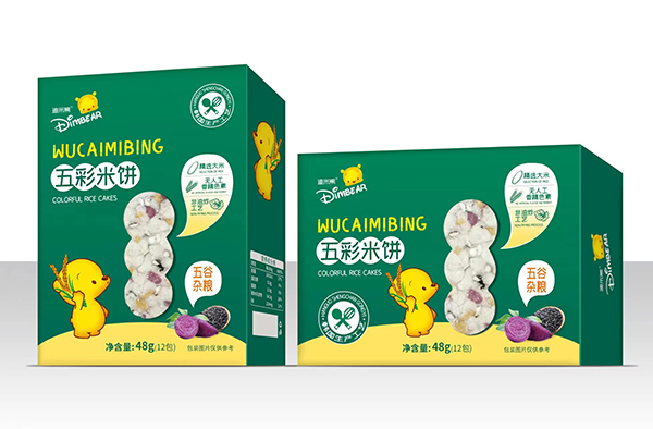 迪米熊五彩米餅-五谷雜糧