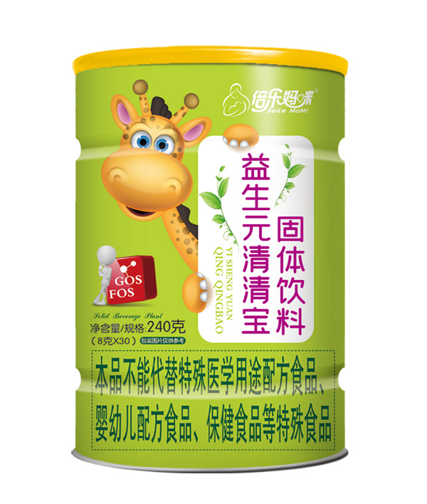 倍樂(lè)媽咪益生元清清寶240克長(zhǎng)頸鹿