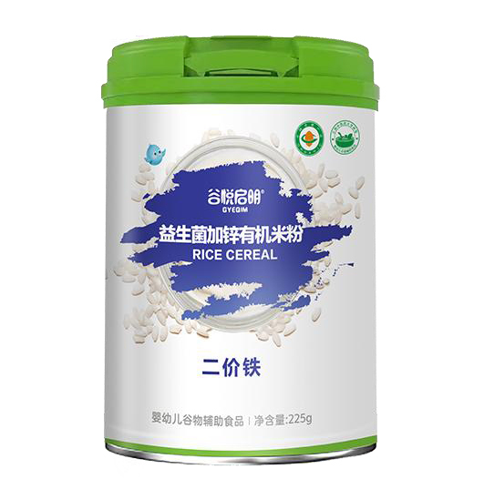 谷悅啟明益生菌加鋅有機米粉