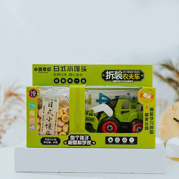 小豬泰德日式小饅頭 拆裝農夫車