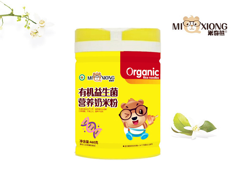 米奇熊有機益生菌營養奶米粉