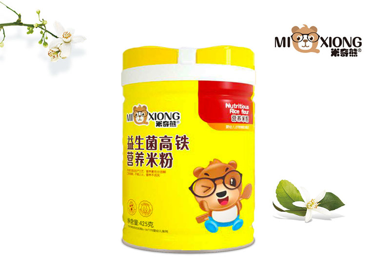 米奇熊益生菌高鐵營養米粉