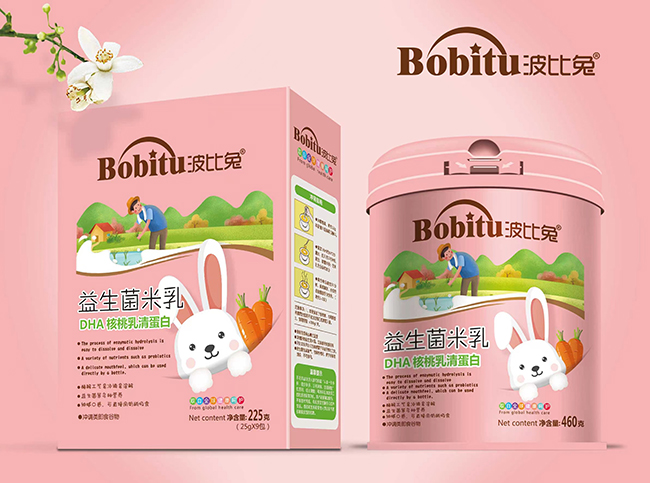 波比兔益生菌米乳 DHA核桃乳清蛋白