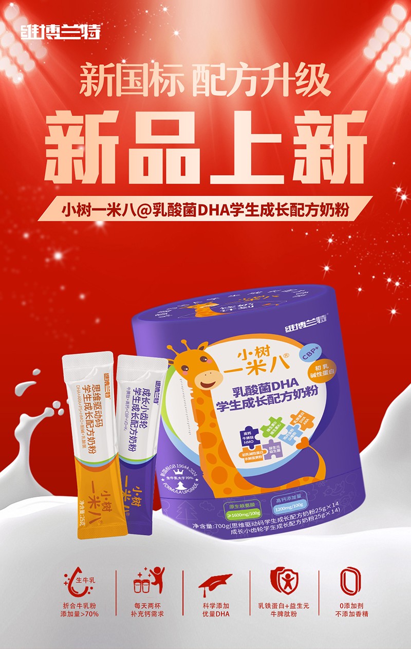 維博蘭特小樹一米八乳酸菌DHA學生成長配方奶粉全新上市.jpg