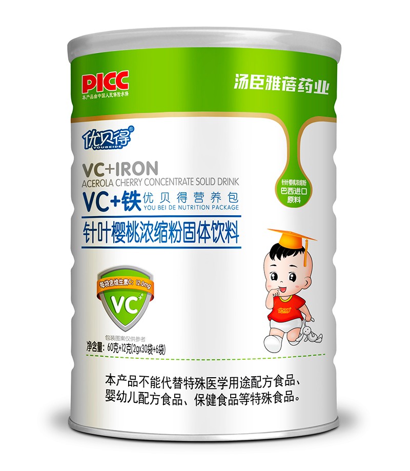 優貝得VC+鐵營養包