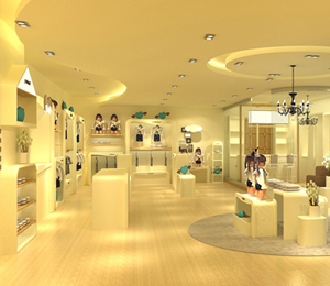 美孩子童裝終端門店展示