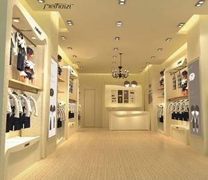 美孩子童裝終端門店展示