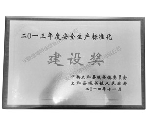 企業(yè)建設(shè)獎(jiǎng)