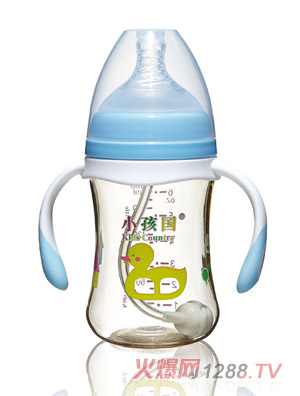 С��������ֱ���Ԅ�PPSU��ȫ��ƿ�{(l��n)ɫ180ML