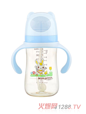 ���������пڏ�PPSU�Ԅ���300ml��ƿ �{ɫ