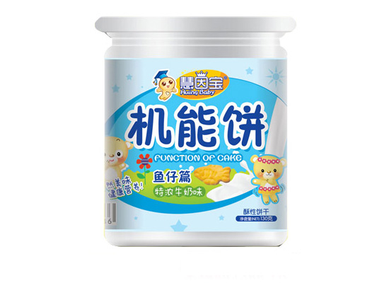 慧因?qū)汈~仔機能餅餅干桶裝