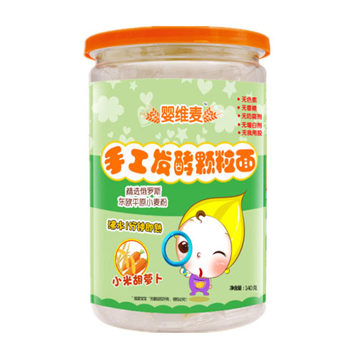 嬰維麥手工發酵顆粒面小米胡蘿卜