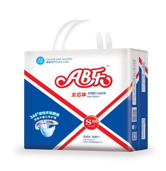 AB樂柔薄嬰兒紙尿褲S80