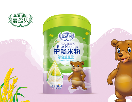 嘉盈貝復合益生元護暢米粉