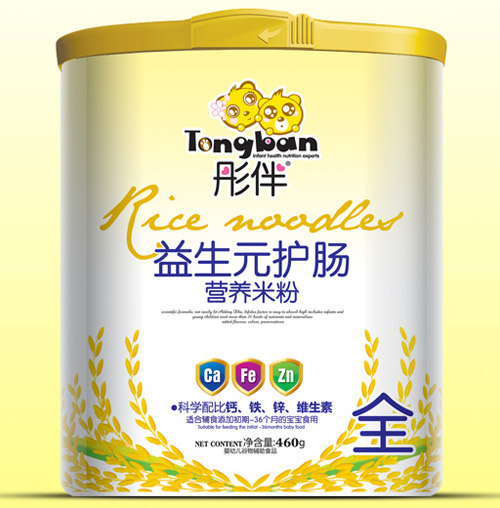 彤伴益生元護腸營養米粉桶裝