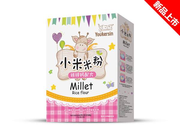 優可欣鐵鋅鈣小米米粉盒裝