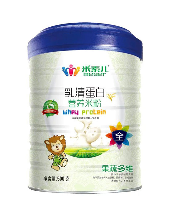 米素兒果蔬多維乳清蛋白營養米粉