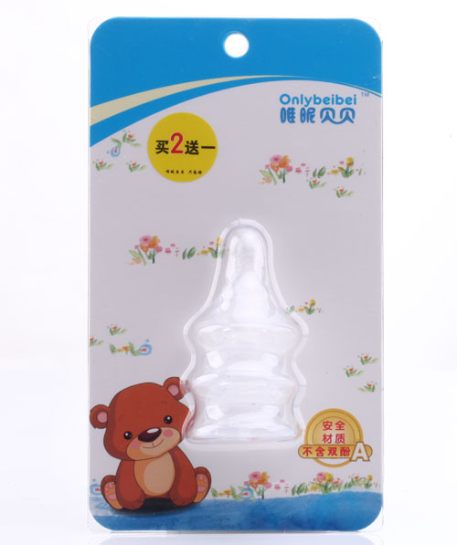 唯昵貝貝標口3支裝奶嘴