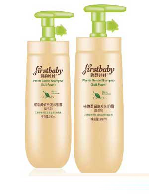 強身娃娃植物柔潤洗發沐浴露