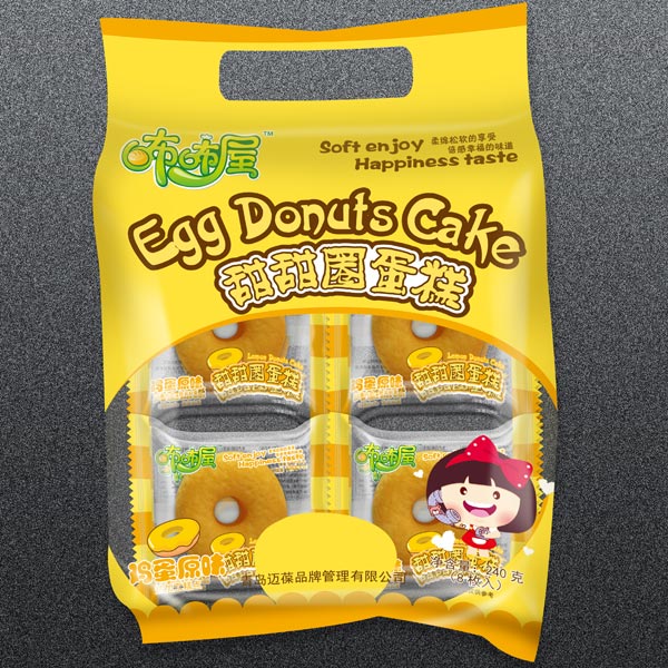 咘咘屋雞蛋原味甜甜圈蛋糕大包裝