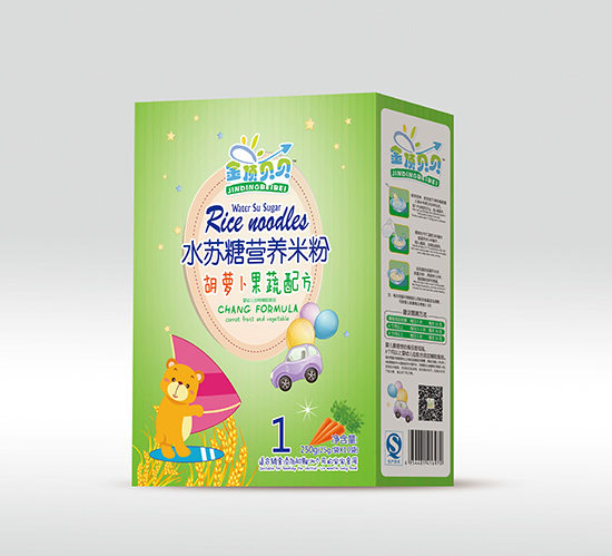 金頂貝貝胡蘿卜果蔬配方水蘇糖營養米粉盒裝