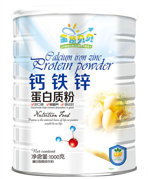 金頂貝貝鈣鐵鋅蛋白質粉聽裝