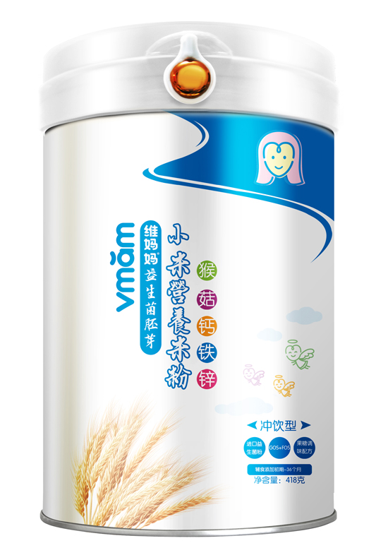 維媽媽猴頭菇鈣鐵鋅小米營養米粉